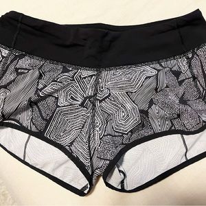 Lululemon speed shorts, size 6